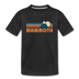 Mammoth, California Toddler T-Shirt - Retro Mountain Mammoth Toddler Tee - black