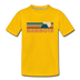 Mammoth, California Toddler T-Shirt - Retro Mountain Mammoth Toddler Tee - sun yellow