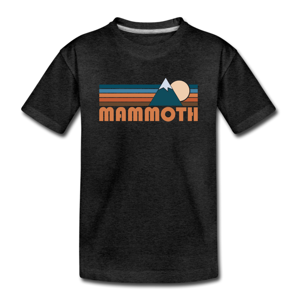 Mammoth, California Toddler T-Shirt - Retro Mountain Mammoth Toddler Tee - charcoal gray