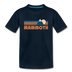 Mammoth, California Toddler T-Shirt - Retro Mountain Mammoth Toddler Tee - deep navy