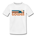 Golden, Colorado Toddler T-Shirt - Retro Mountain Golden Toddler Tee - white