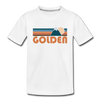 Golden, Colorado Toddler T-Shirt - Retro Mountain Golden Toddler Tee - white