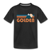 Golden, Colorado Toddler T-Shirt - Retro Mountain Golden Toddler Tee - black