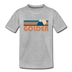 Golden, Colorado Toddler T-Shirt - Retro Mountain Golden Toddler Tee - heather gray
