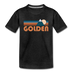 Golden, Colorado Toddler T-Shirt - Retro Mountain Golden Toddler Tee - charcoal gray