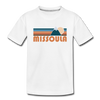 Missoula, Montana Toddler T-Shirt - Retro Mountain Missoula Toddler Tee - white
