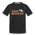 Missoula, Montana Toddler T-Shirt - Retro Mountain Missoula Toddler Tee - black