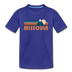 Missoula, Montana Toddler T-Shirt - Retro Mountain Missoula Toddler Tee - royal blue