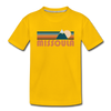 Missoula, Montana Toddler T-Shirt - Retro Mountain Missoula Toddler Tee - sun yellow