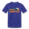 Denver, Colorado Toddler T-Shirt - Retro Mountain Denver Toddler Tee