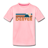 Denver, Colorado Toddler T-Shirt - Retro Mountain Denver Toddler Tee