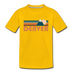 Denver, Colorado Toddler T-Shirt - Retro Mountain Denver Toddler Tee - sun yellow