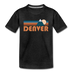 Denver, Colorado Toddler T-Shirt - Retro Mountain Denver Toddler Tee - charcoal gray