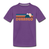 Durango, Colorado Toddler T-Shirt - Retro Mountain Durango Toddler Tee - purple