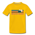 Montana Toddler T-Shirt - Retro Mountain Montana Toddler Tee - sun yellow