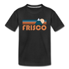 Frisco, Colorado Toddler T-Shirt - Retro Mountain Frisco Toddler Tee - black