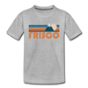 Frisco, Colorado Toddler T-Shirt - Retro Mountain Frisco Toddler Tee - heather gray