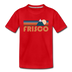 Frisco, Colorado Toddler T-Shirt - Retro Mountain Frisco Toddler Tee - red
