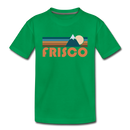 Frisco, Colorado Toddler T-Shirt - Retro Mountain Frisco Toddler Tee - kelly green