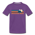 Jackson Hole, Wyoming Toddler T-Shirt - Retro Mountain Jackson Hole Toddler Tee - purple