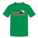 Jackson Hole, Wyoming Toddler T-Shirt - Retro Mountain Jackson Hole Toddler Tee - kelly green
