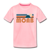 Moab, Utah Toddler T-Shirt - Retro Mountain Moab Toddler Tee - pink