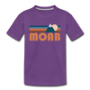 Moab, Utah Toddler T-Shirt - Retro Mountain Moab Toddler Tee