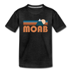 Moab, Utah Toddler T-Shirt - Retro Mountain Moab Toddler Tee - charcoal gray