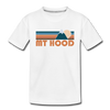 Mount Hood, Oregon Toddler T-Shirt - Retro Mountain Mount Hood Toddler Tee - white