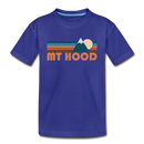 Mount Hood, Oregon Toddler T-Shirt - Retro Mountain Mount Hood Toddler Tee - royal blue