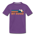 Mount Hood, Oregon Toddler T-Shirt - Retro Mountain Mount Hood Toddler Tee - purple