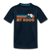 Mount Hood, Oregon Toddler T-Shirt - Retro Mountain Mount Hood Toddler Tee - deep navy