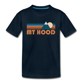 Mount Hood, Oregon Toddler T-Shirt - Retro Mountain Mount Hood Toddler Tee