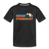 Steamboat, Colorado Toddler T-Shirt - Retro Mountain Steamboat Toddler Tee - black