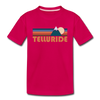 Telluride, Colorado Toddler T-Shirt - Retro Mountain Telluride Toddler Tee