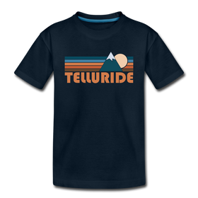 Telluride, Colorado Toddler T-Shirt - Retro Mountain Telluride Toddler Tee