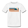 Tennessee Toddler T-Shirt - Retro Mountain Tennessee Toddler Tee - white