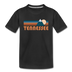 Tennessee Toddler T-Shirt - Retro Mountain Tennessee Toddler Tee - black