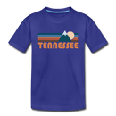 Tennessee Toddler T-Shirt - Retro Mountain Tennessee Toddler Tee - royal blue