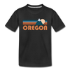 Oregon Toddler T-Shirt - Retro Mountain Oregon Toddler Tee