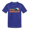 Oregon Toddler T-Shirt - Retro Mountain Oregon Toddler Tee