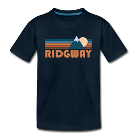 Ridgway, Colorado Toddler T-Shirt - Retro Mountain Ridgway Toddler Tee