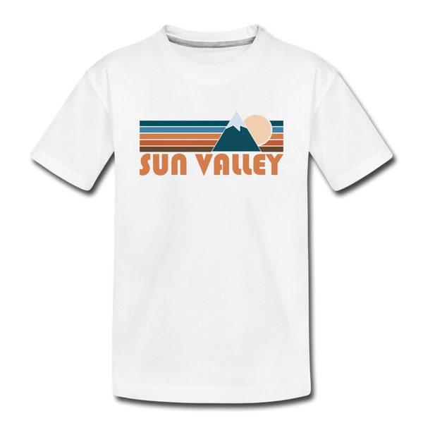 Sun Valley, Idaho Toddler T-Shirt - Retro Mountain Sun Valley Toddler Tee - white