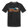 Sun Valley, Idaho Toddler T-Shirt - Retro Mountain Sun Valley Toddler Tee - black