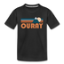 Ouray, Colorado Toddler T-Shirt - Retro Mountain Ouray Toddler Tee - black