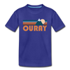 Ouray, Colorado Toddler T-Shirt - Retro Mountain Ouray Toddler Tee - royal blue