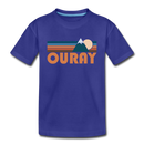 Ouray, Colorado Toddler T-Shirt - Retro Mountain Ouray Toddler Tee - royal blue
