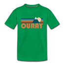 Ouray, Colorado Toddler T-Shirt - Retro Mountain Ouray Toddler Tee - kelly green