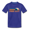 Park City, Utah Toddler T-Shirt - Retro Mountain Park City Toddler Tee - royal blue