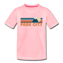 Park City, Utah Toddler T-Shirt - Retro Mountain Park City Toddler Tee - pink